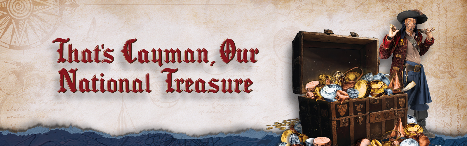 Pirates Week Banner with X Marks